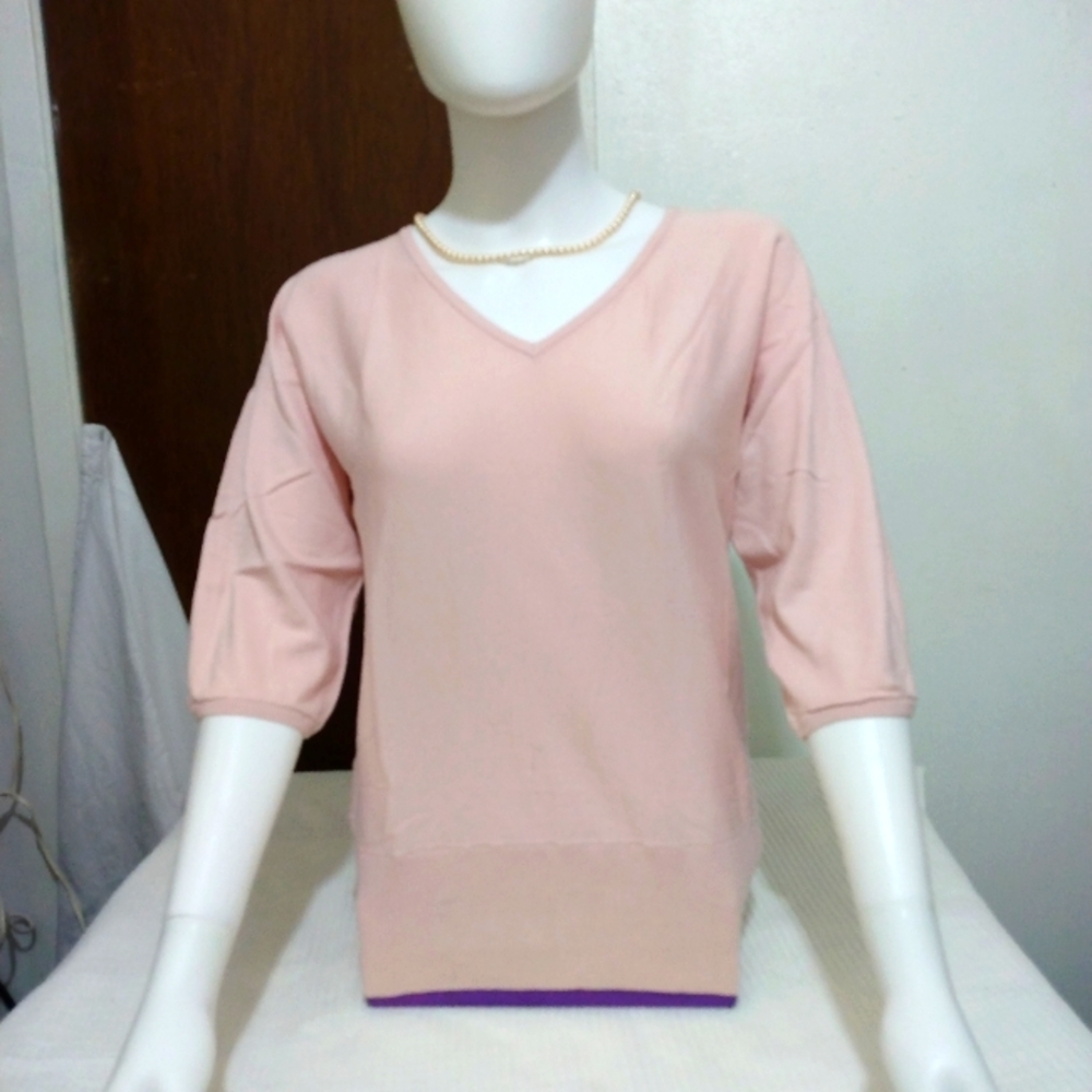 TALBOT V-NECK PETITE SWEATER